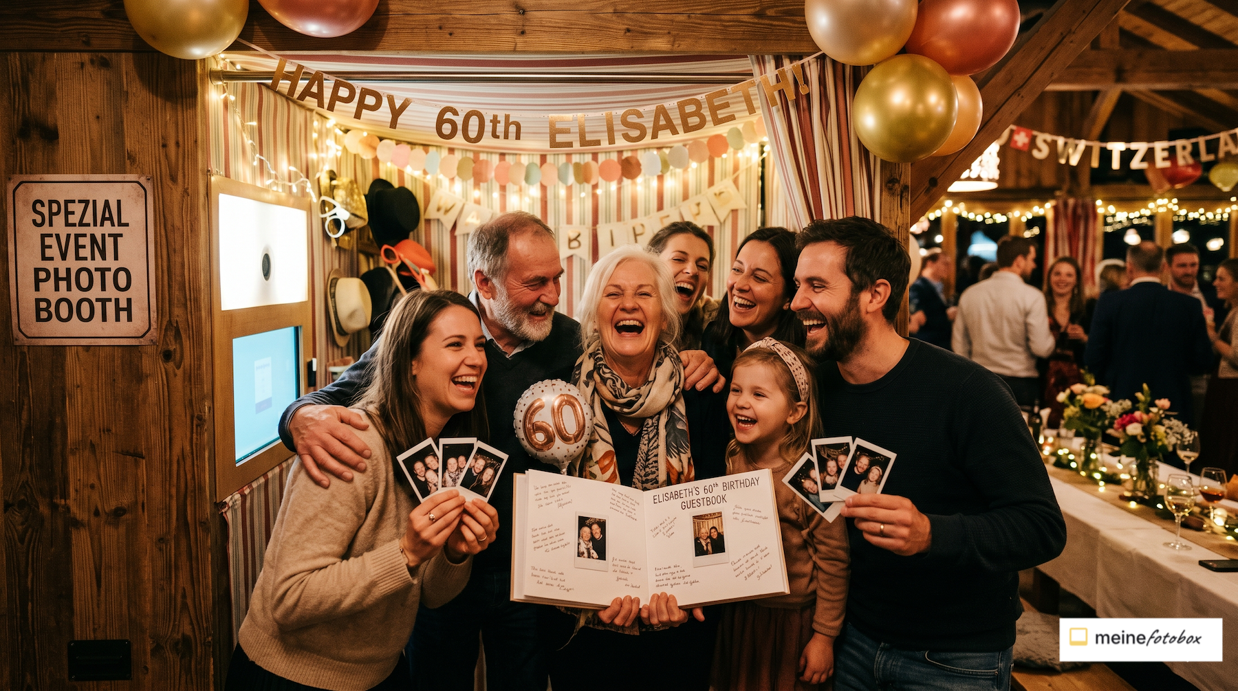 Fotobox für den runden Geburtstag: Ideen für 40, 50, 60 und mehr