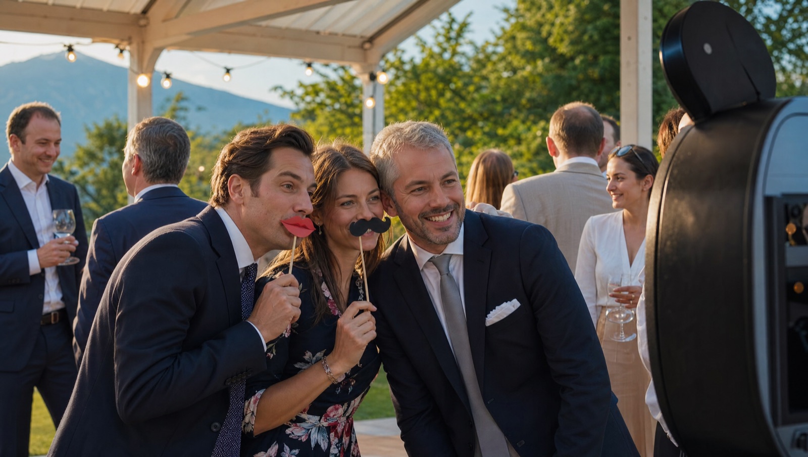 Fotobox draussen: So gelingt der Photobooth an Gartenparty, Sommerfest und Open-Air-Hochzeit